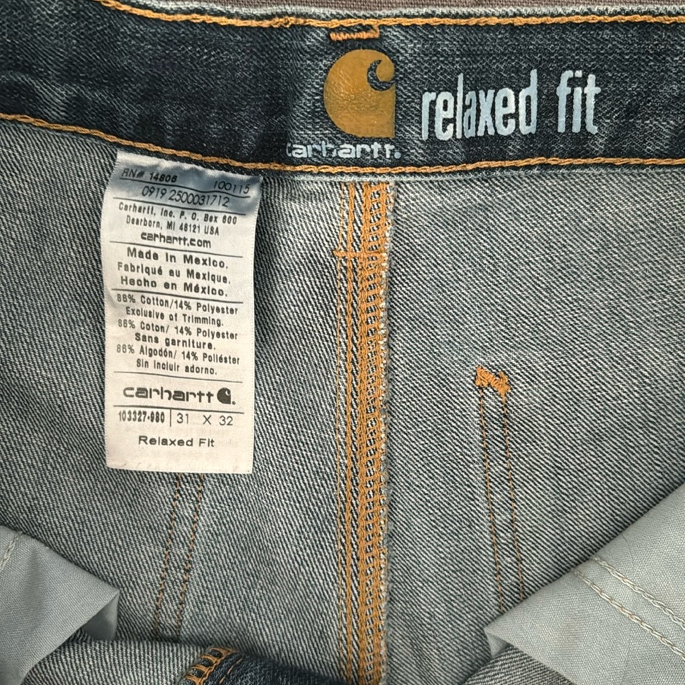 CARHARTT Relaxed Fit Mens Jeans